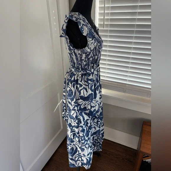 Joie Blue and White Floral Sundress - Picture 2 of 4